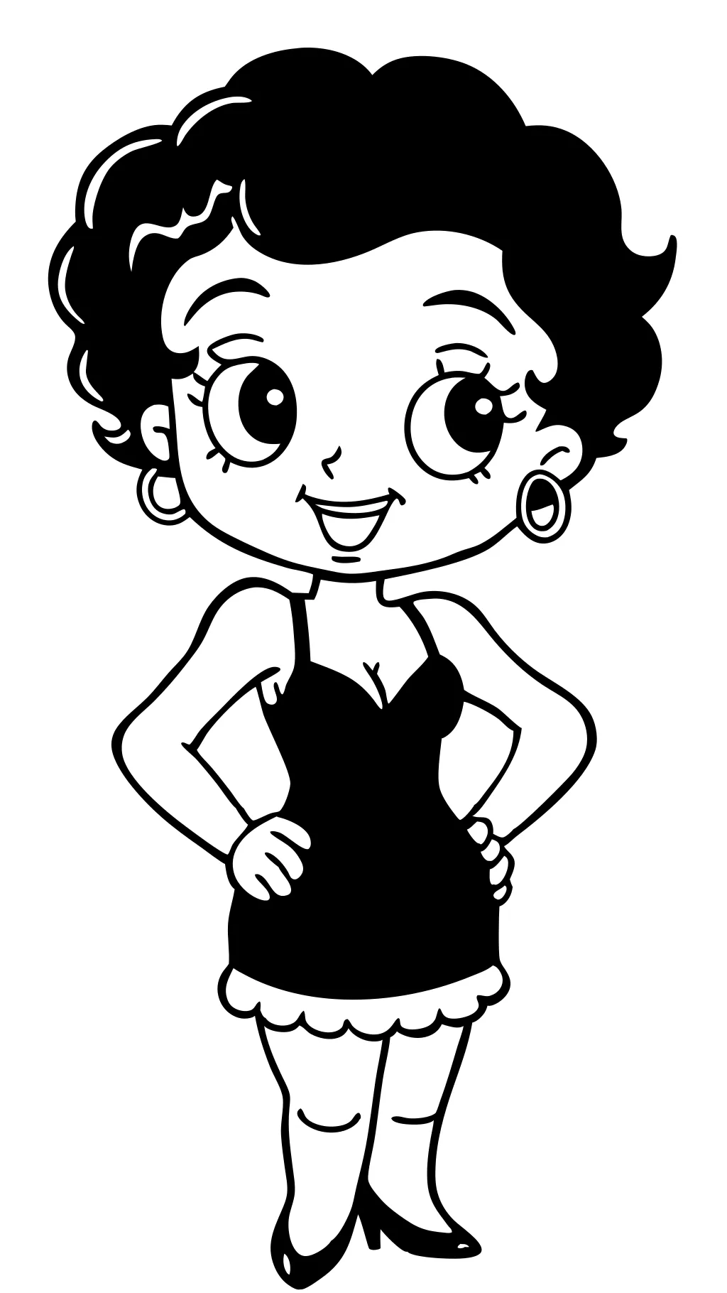 coloring pages betty boop